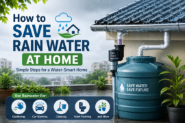 How to Save Rain Water at Home